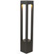 Napa 120-277V 24.00 watt Black Exterior Bollard