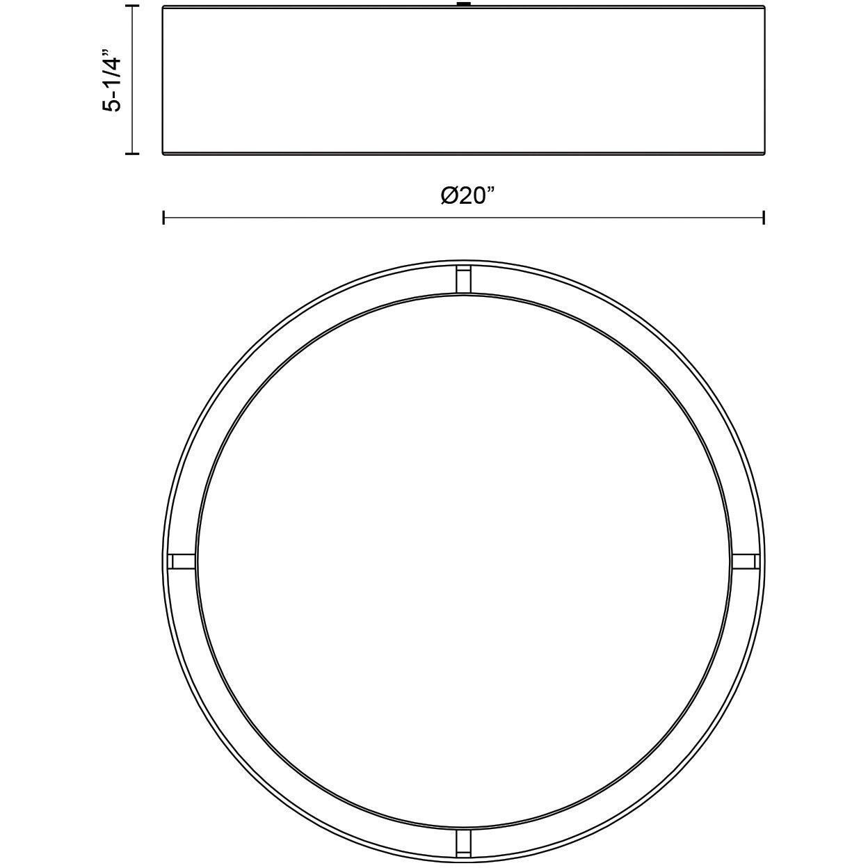 Dalton LED 20 inch Black Flush Mount Ceiling Light in Textured Linen Shade