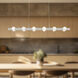 Rezz LED 36 inch Brushed Nickel Linear Pendant Ceiling Light