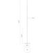 Reeds 70.13 inch 12 watt White Floor Lamp Portable Light