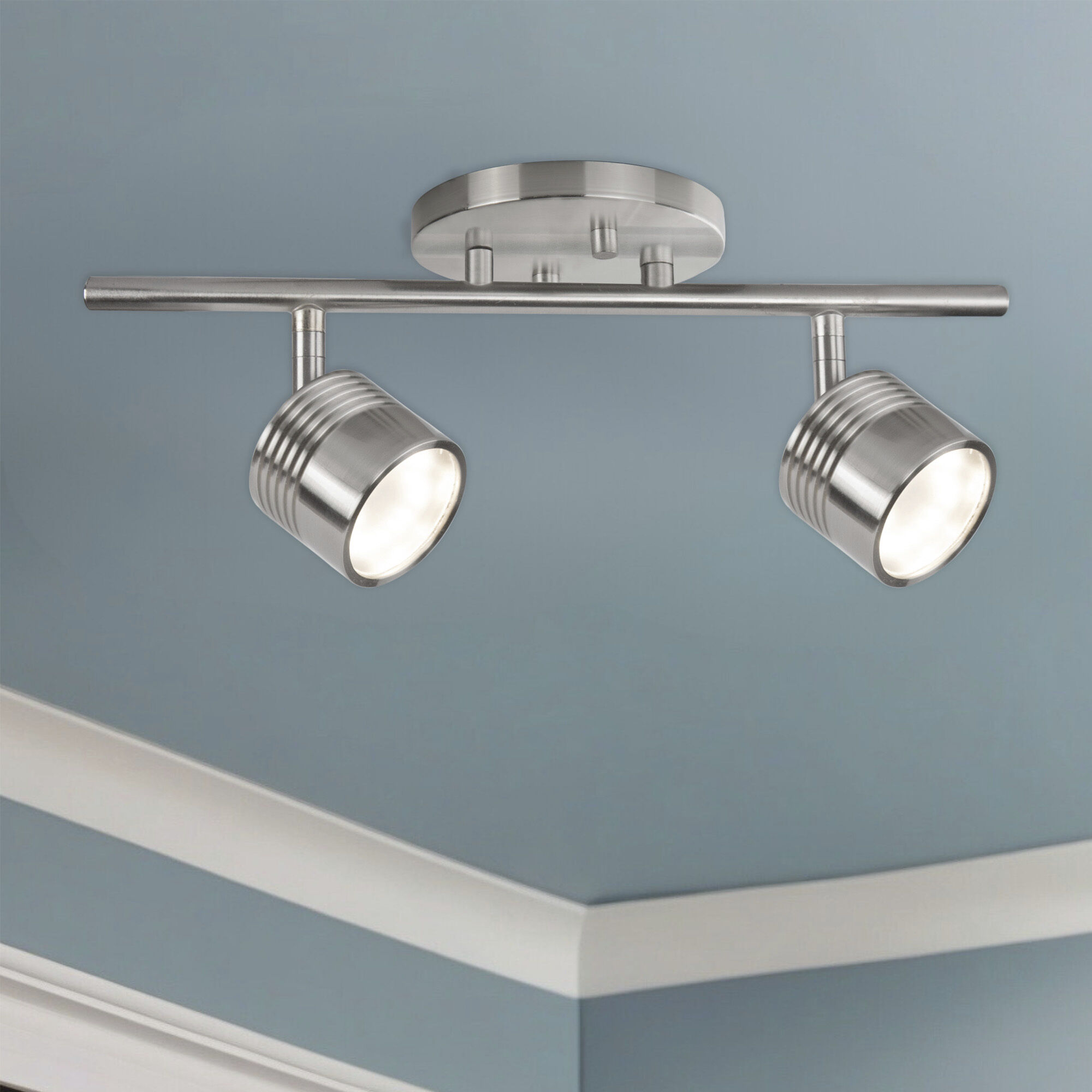 Lyra 1 Light 120V Brushed Nickel Track Light Ceiling Light