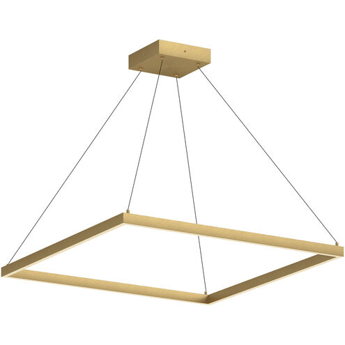 Piazza LED 35.38 inch Brushed Gold Pendant Ceiling Light
