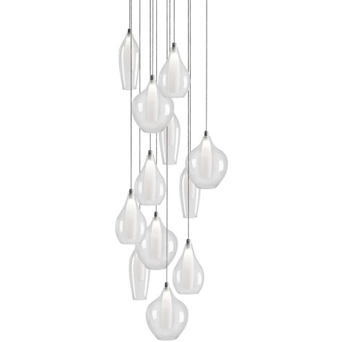 Victoria LED 19 inch Chrome Multi Pendant Ceiling Light