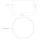 Mousinni LED 17.75 inch Black Flush Mount Ceiling Light