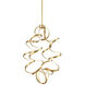 Synergy LED 23.63 inch Antique Brass Chandelier Ceiling Light