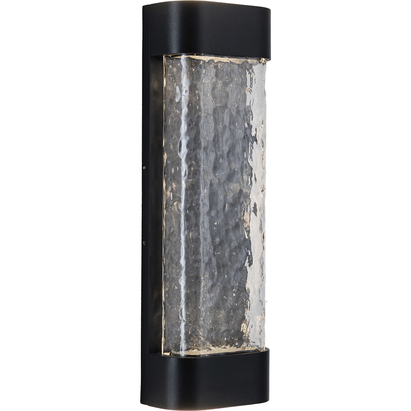Moondew LED 18 inch Black Exterior Wall Sconce