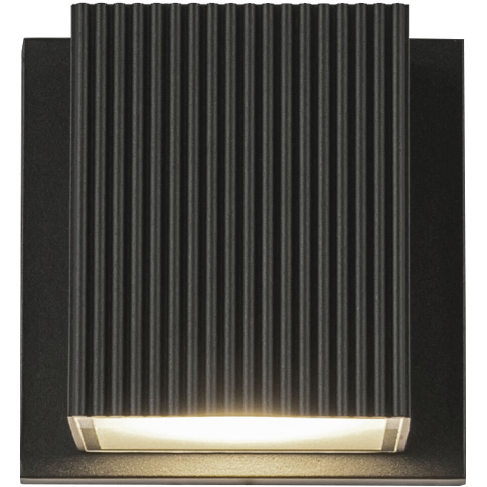 Mavis LED 4 inch Black Exterior Wall Sconce