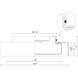 Aston LED 10 inch Clear Flush Mount Ceiling Light