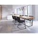 Chute LED 42 inch Black Linear Pendant Ceiling Light