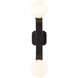 Briar 2 Light 5.13 inch Black Wall Sconce Wall Light