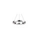 Belle LED 20 inch Chrome Multi Light Pendant Ceiling Light