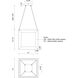 Morina LED 12 inch Walnut Pendant Ceiling Light