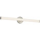 Tectra 1.88 inch Brushed Nickel ADA Wall Sconce Wall Light