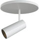 Downey LED 4.38 inch White Semi-Flush Mount Ceiling Light
