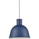 Irving 1 Light 15.75 inch Indigo Blue Pendant Ceiling Light