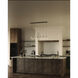 Samson LED 5.88 inch White Multi Pendant Ceiling Light in Clear