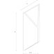 Indio LED 12 inch White Exterior Wall Sconce