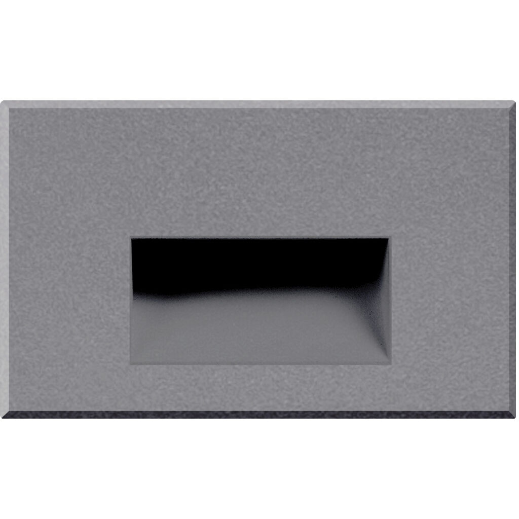 Sonic LED 3 inch Gray Exterior Wall/Step Light