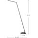 Miter 55.5 inch 11.00 watt White Floor Lamp Portable Light