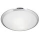 Malta 1 Light 12 inch Chrome Flush Mount Ceiling Light