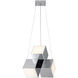 Tetra LED 11.38 inch Chrome Pendant Ceiling Light