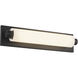 Charleston 18.75 inch Black Bath Vanity Light Wall Light