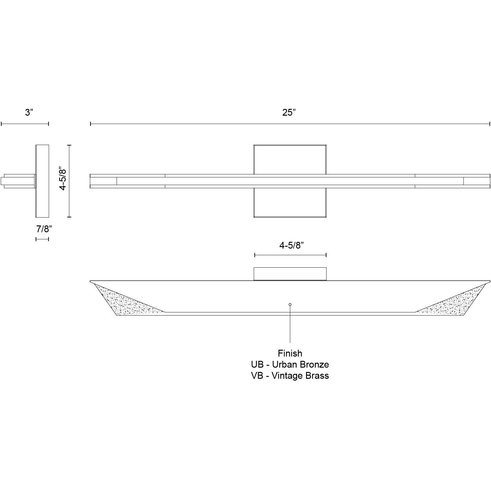 Tachi Bath Vanity Light Wall Light in Vintage Brass