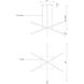 Vega LED 0.75 inch White Multi Pendant Ceiling Light