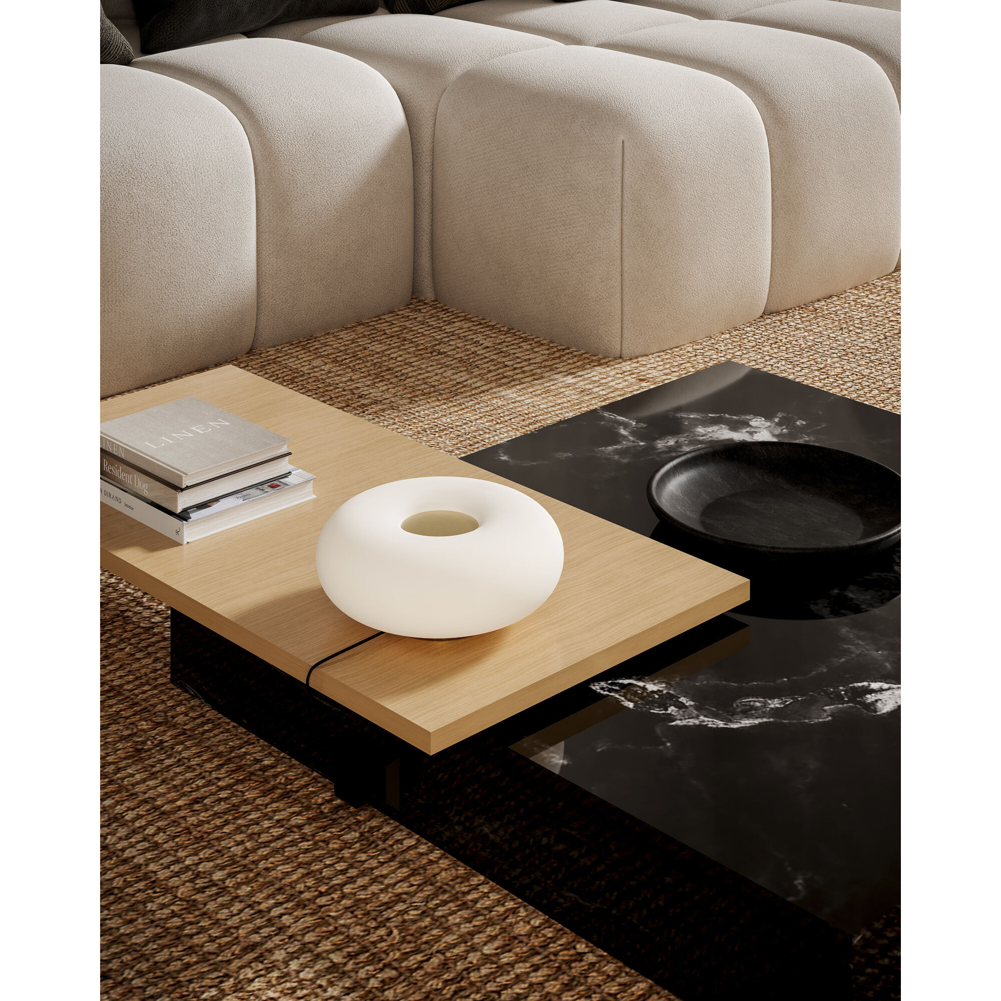 Nimbus 5.25 inch 16.00 watt Vintage Brass/Opal Glass Table Lamp Portable Light