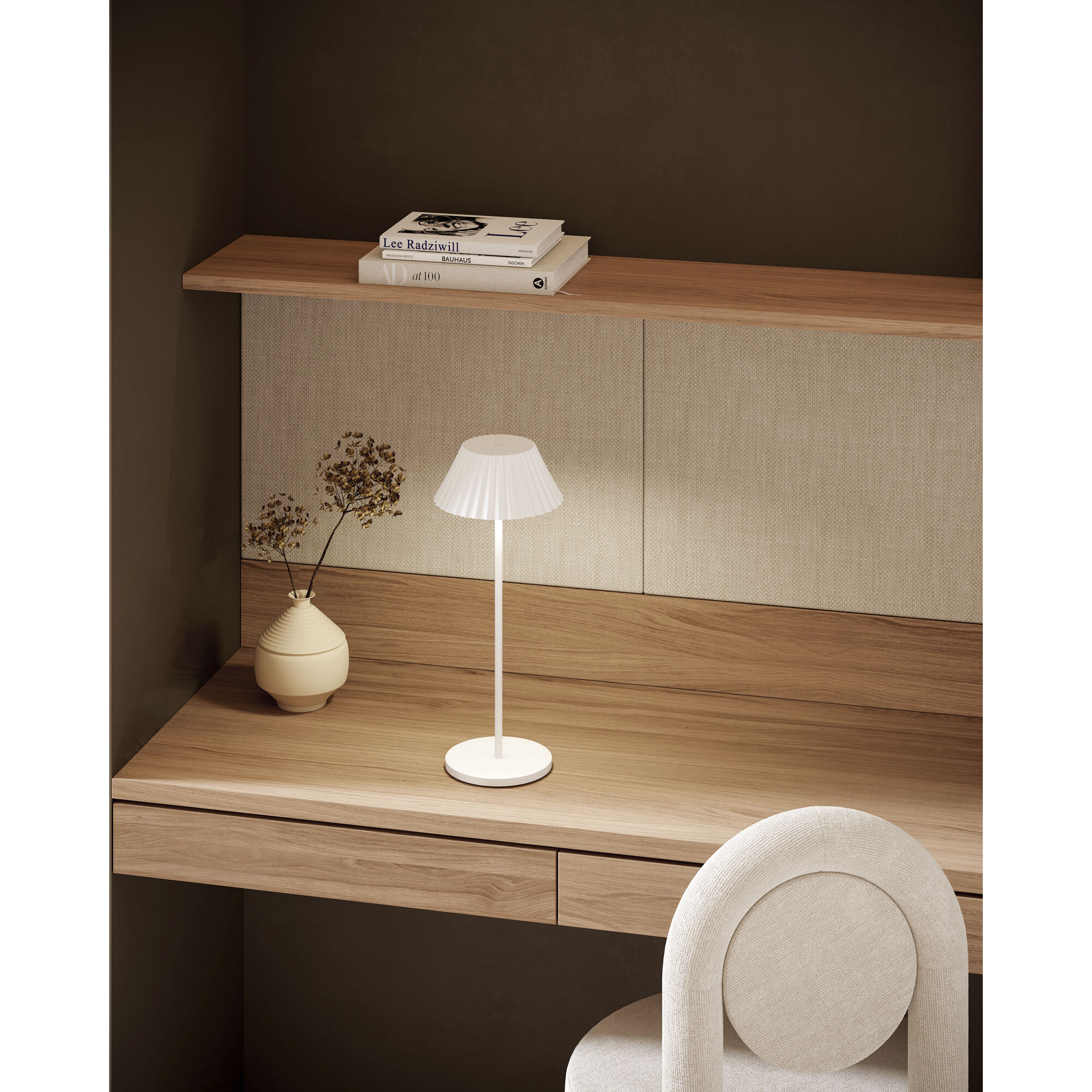 Zola 14.38 inch 3.00 watt White Table Lamp Portable Light