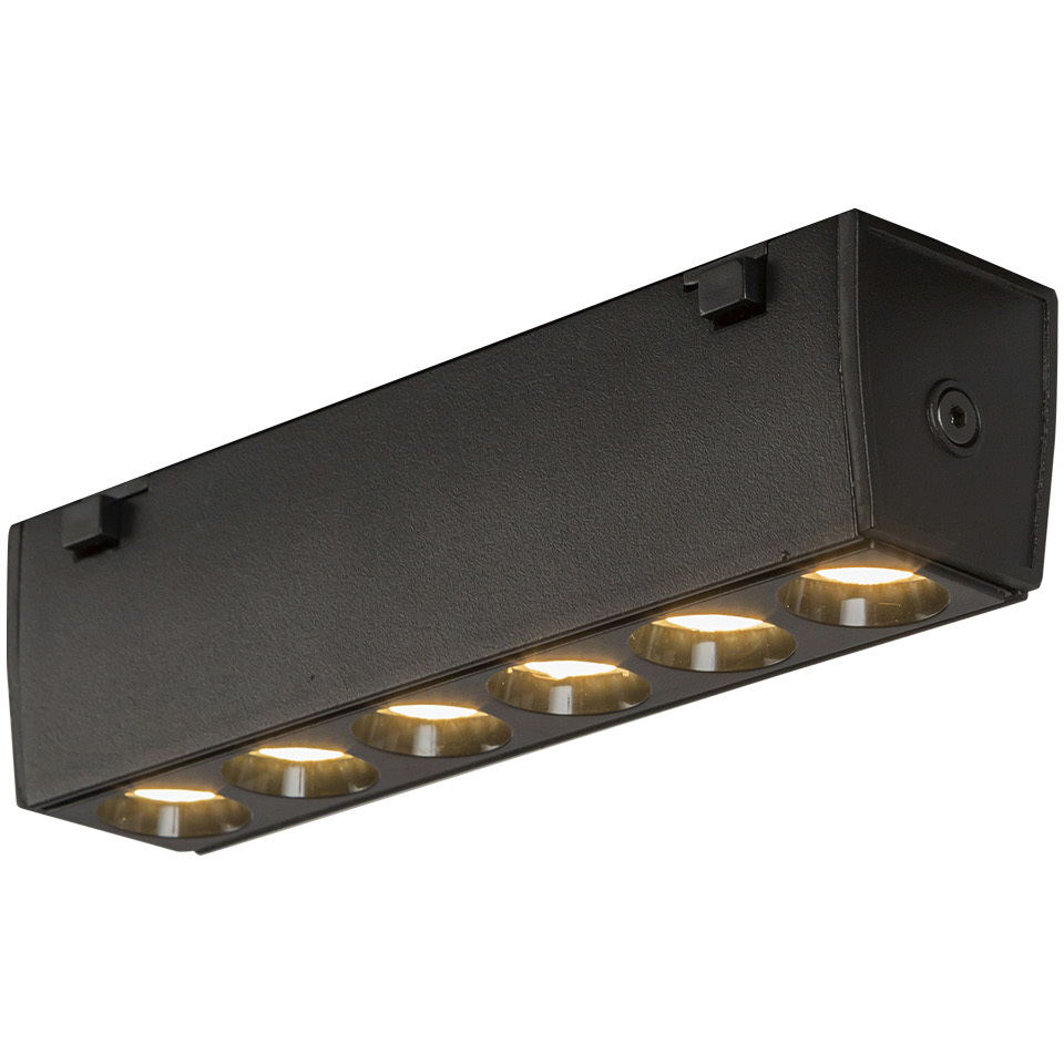 Holo 48V DC Black Trilo Track Light Bar Ceiling Light in 3000K