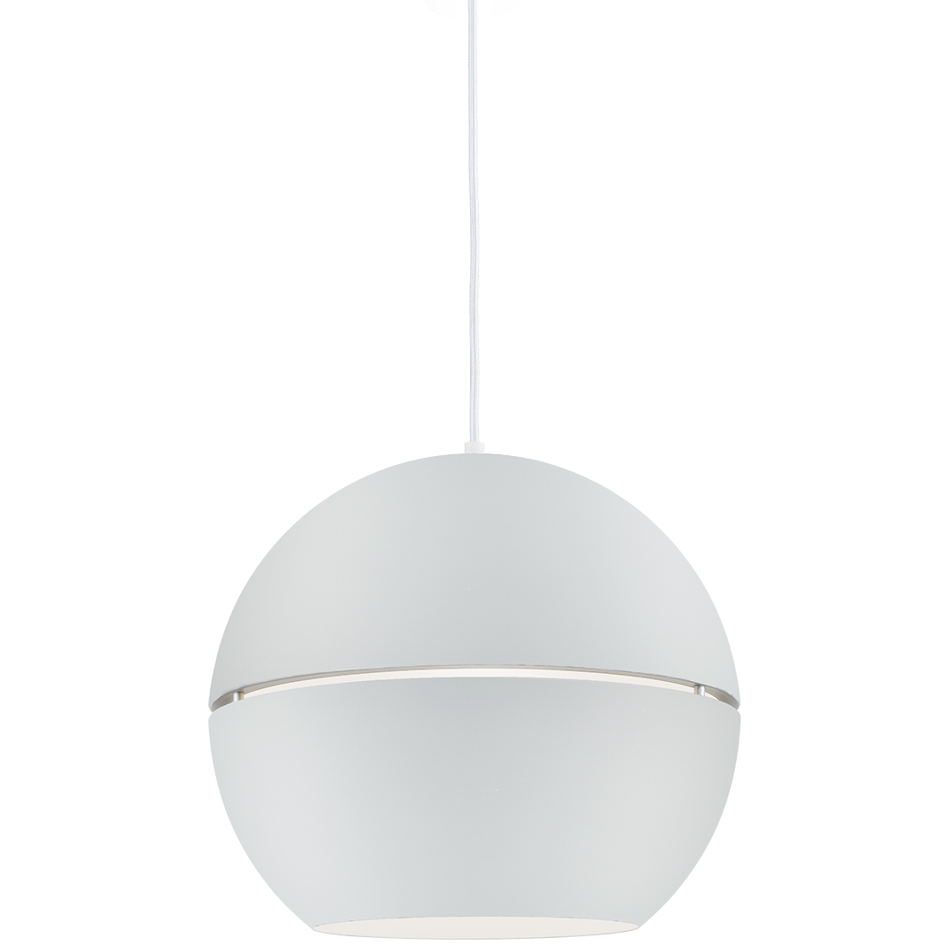 Lucas 1 Light 15.75 inch White Pendant Ceiling Light