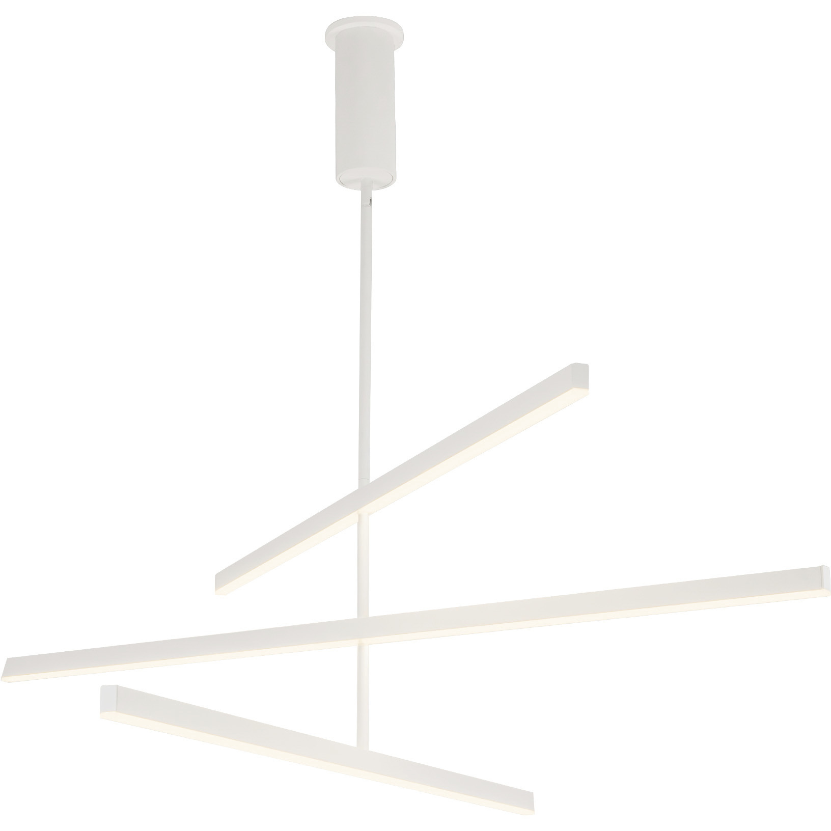 Vega LED 0.75 inch White Chandelier Ceiling Light