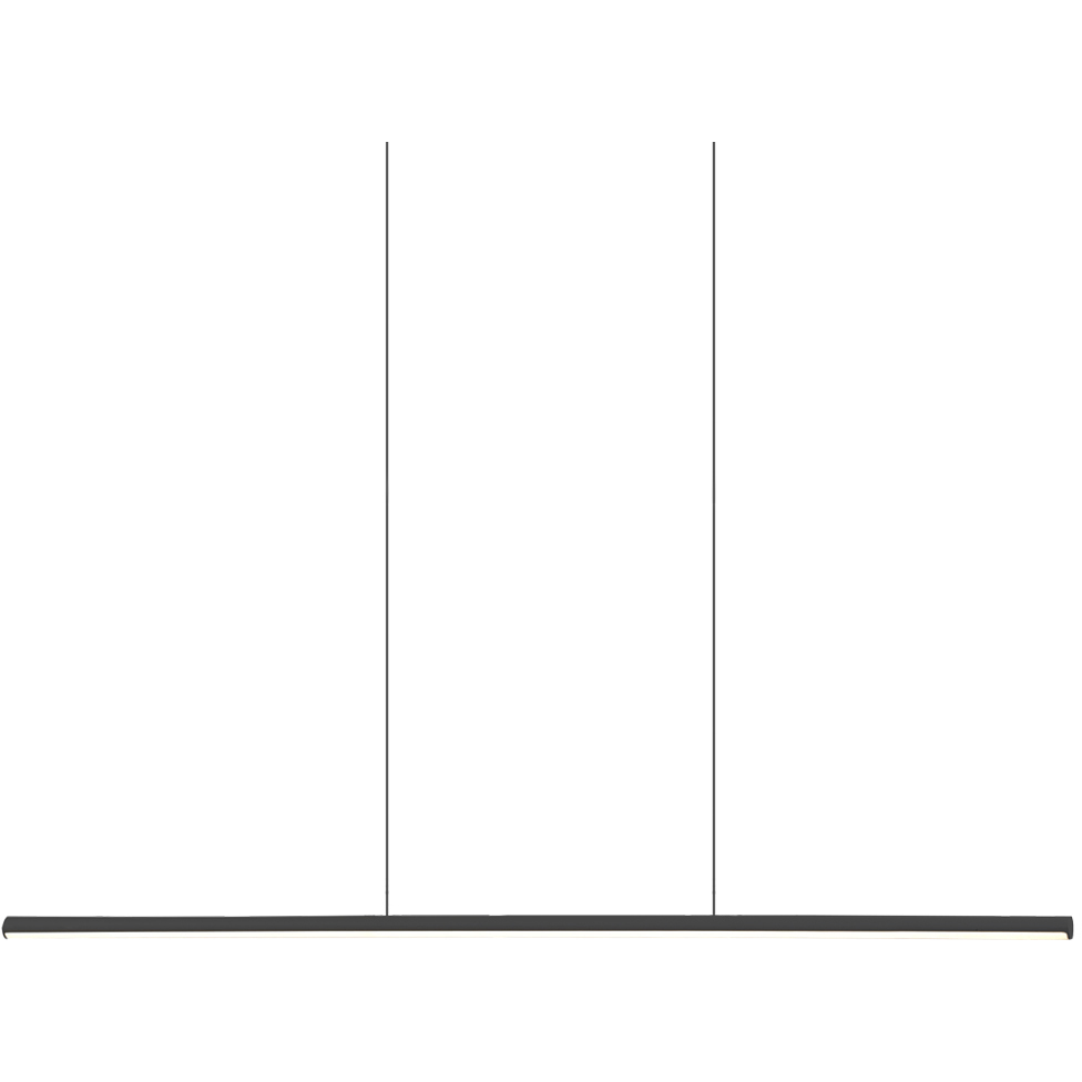 Chute LED 35.5 inch Black Linear Pendant Ceiling Light