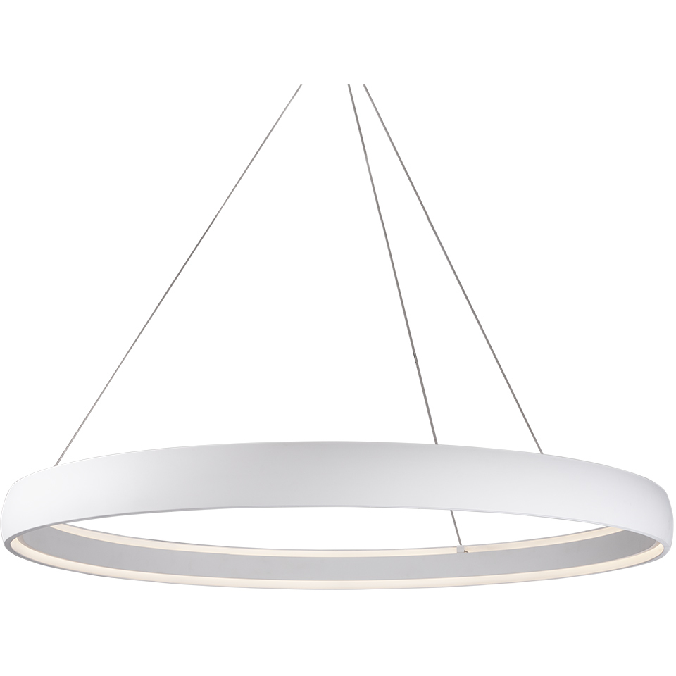 Halo LED 52 inch White Pendant Ceiling Light