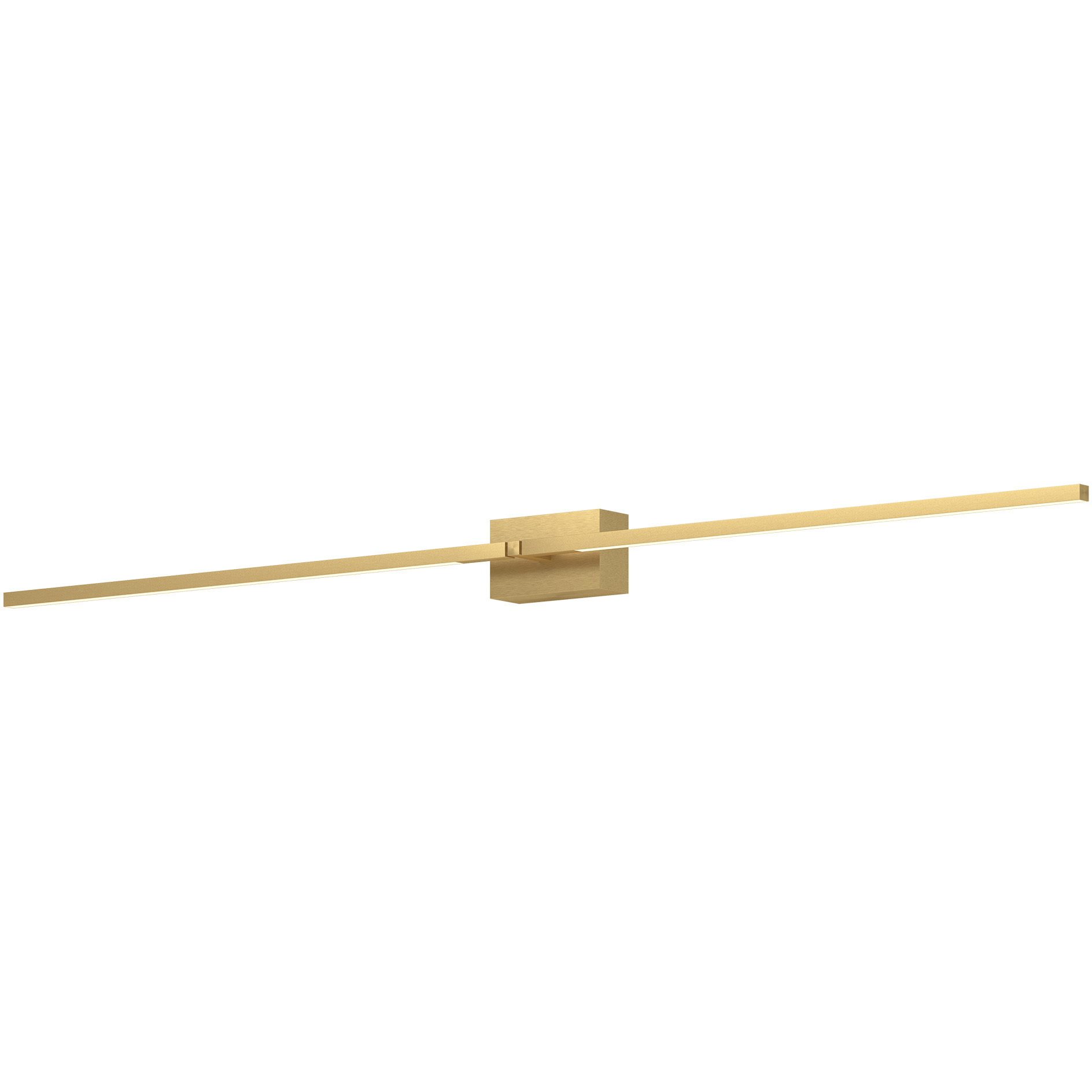 Pandora LED 50 inch Brushed Gold ADA Wall Sconce Wall Light in Universal Voltage