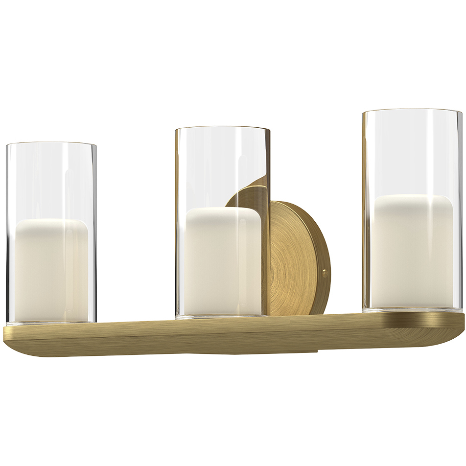 Birch LED 19 inch Brushed Gold Vanity Light Wall Light