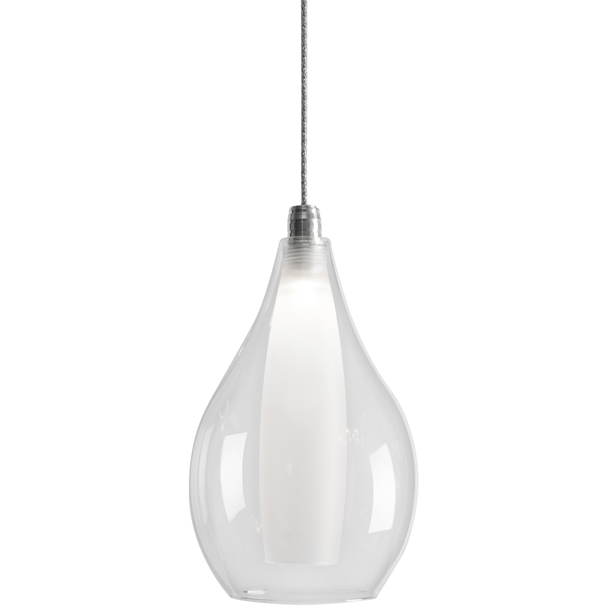 Victoria LED 5 inch Chrome Pendant Ceiling Light