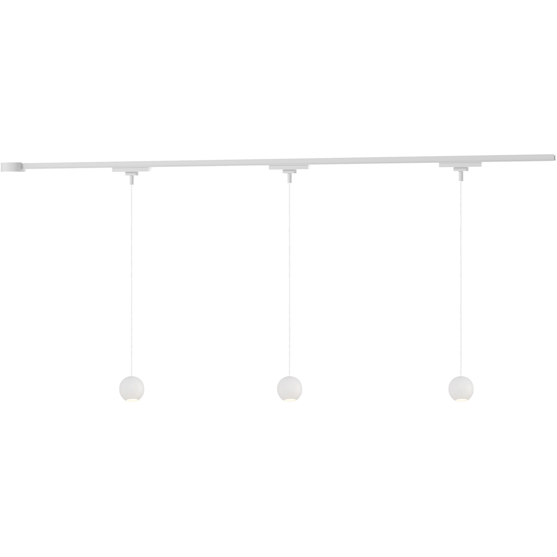 Faria 120 White Trilo Track Ceiling Light