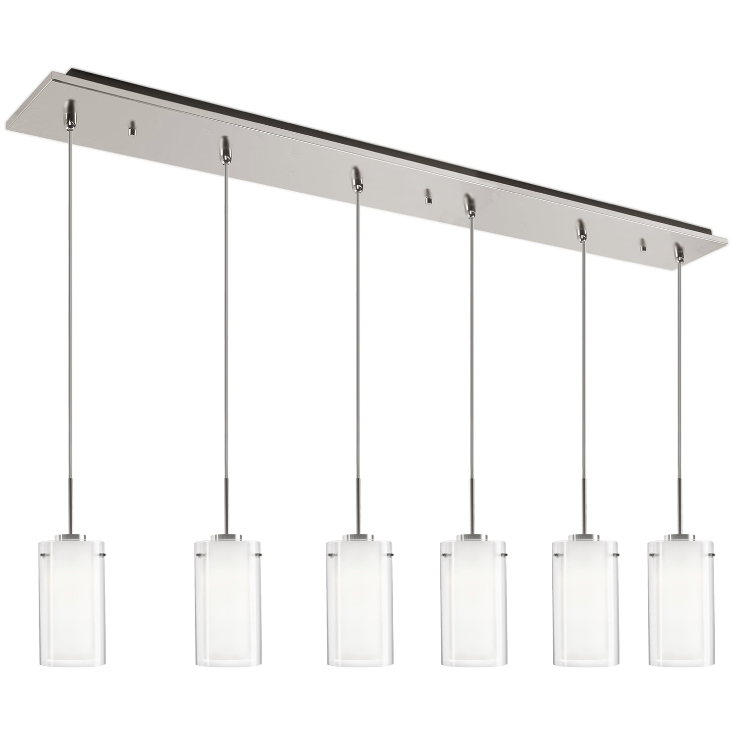 Verona LED 5.13 inch Brushed Nickel Multi Pendant Ceiling Light