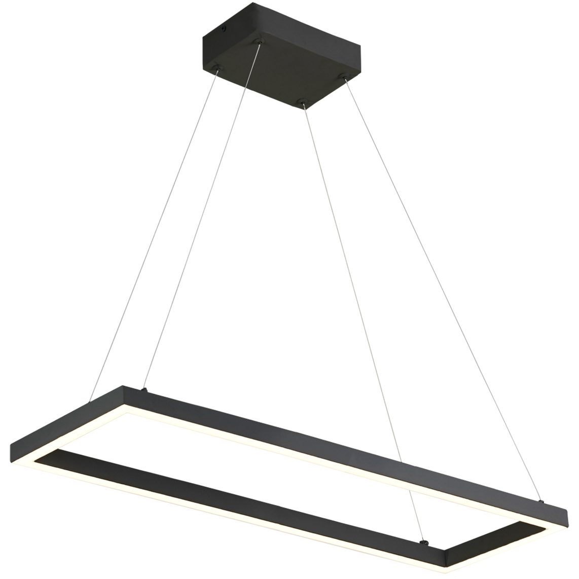 Piazza LED 5.88 inch Black Pendant Ceiling Light