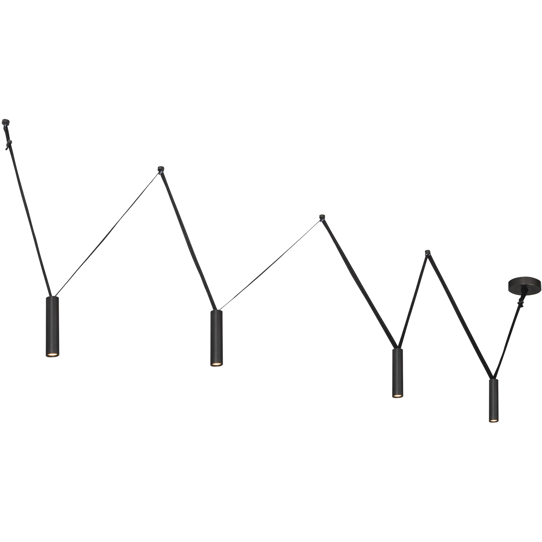 Mason LED 72 inch Urban Bronze Linear Pendant Ceiling Light
