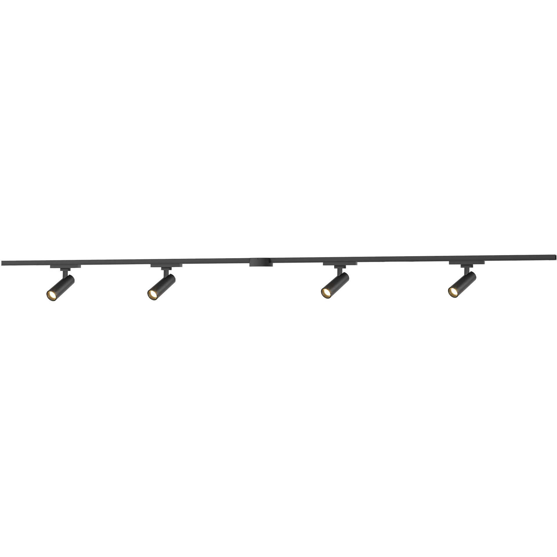Paolo 120 Black Trilo Track Ceiling Light