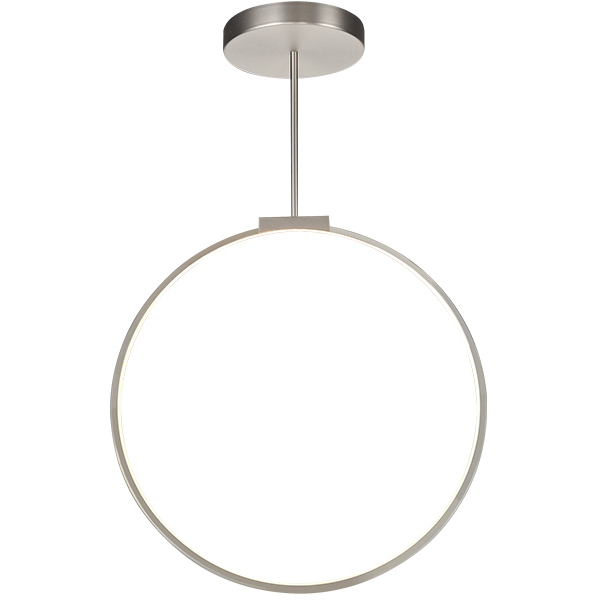 Cirque LED 24 inch Brushed Nickel Pendant Ceiling Light