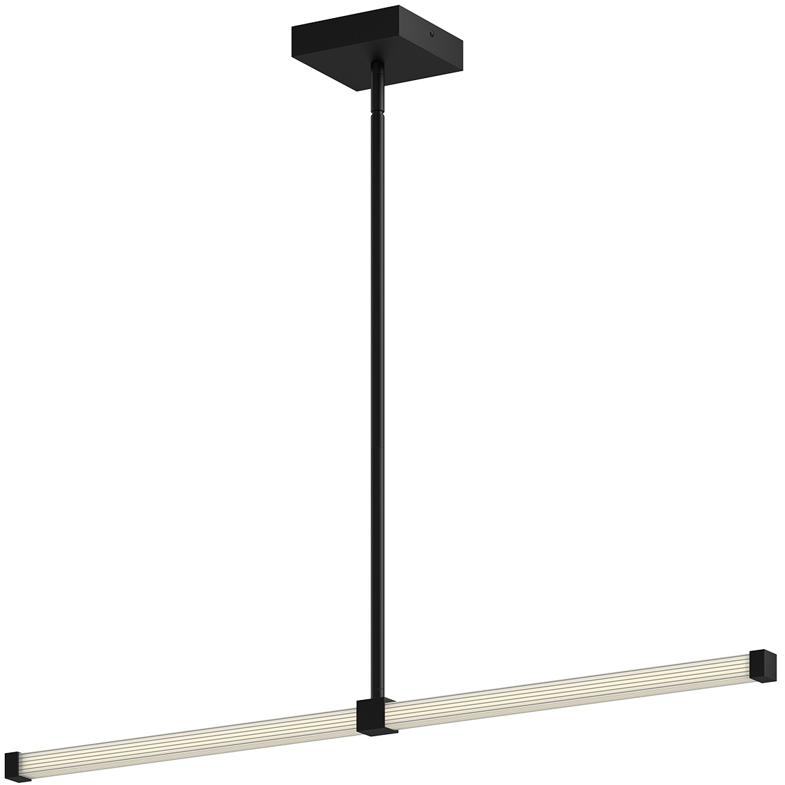 Blade LED 32 inch Black Linear Pendant Ceiling Light