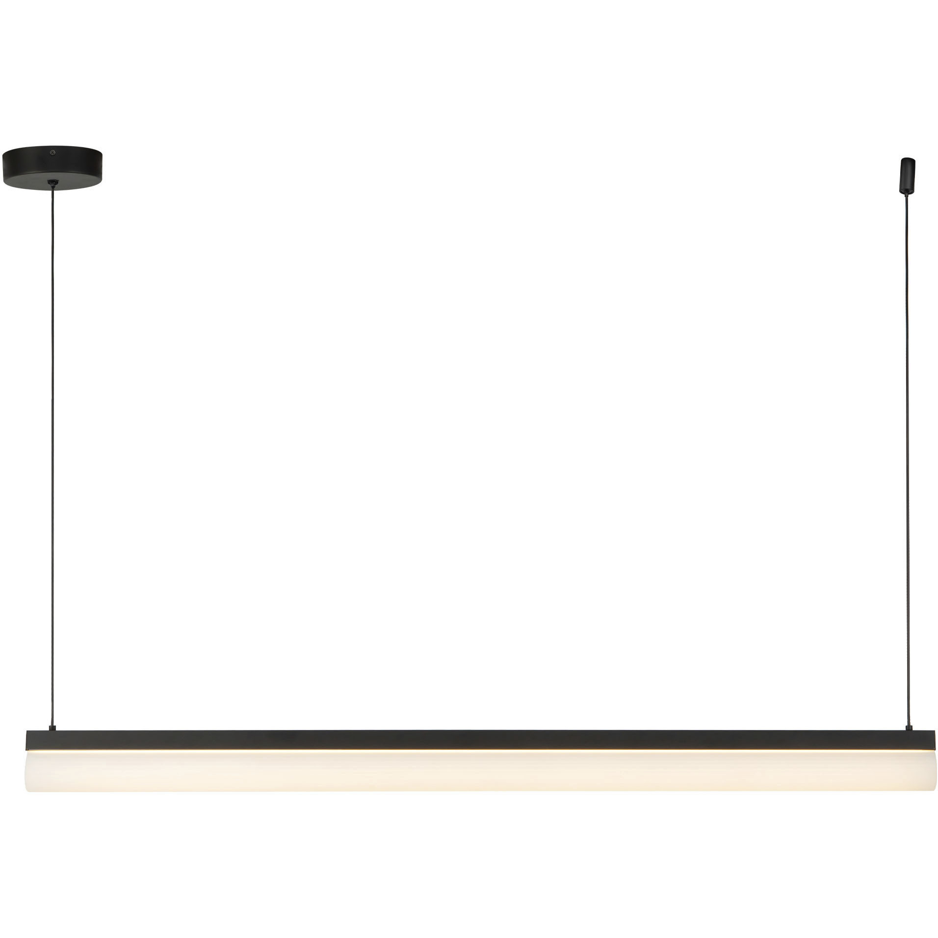 Nio 45.25 inch Black Linear Pendant Ceiling Light