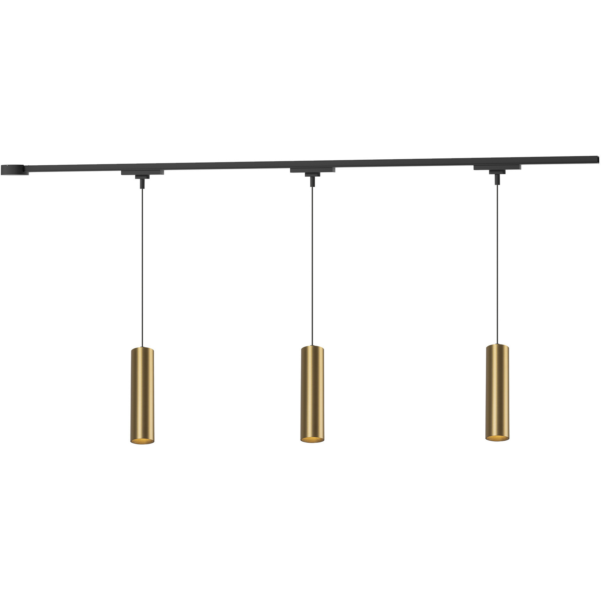 Remuda 120 Brushed Gold Trilo Track Ceiling Light