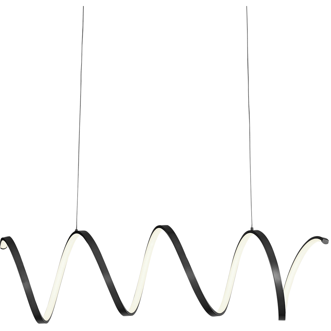 Synergy LED 41.75 inch Black Linear Pendant Ceiling Light