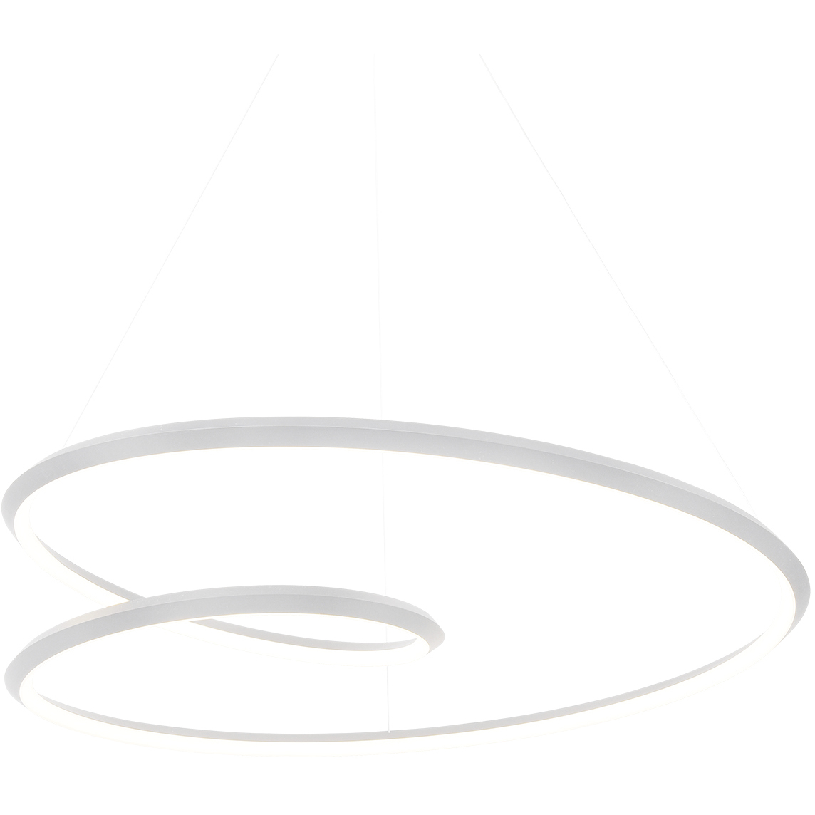 Ampersand LED 39.38 inch White Pendant Ceiling Light