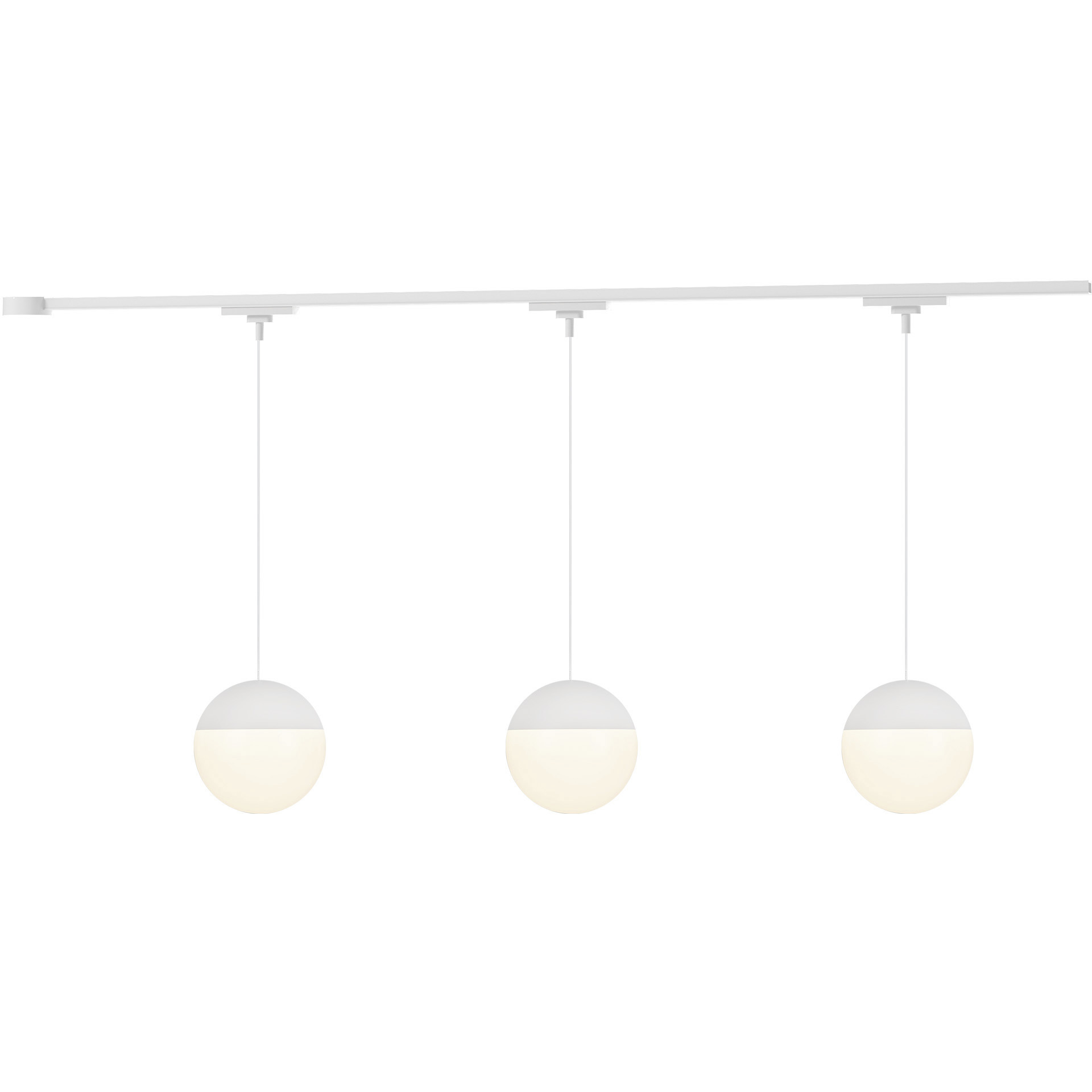 Monae 120 White Trilo Track Ceiling Light
